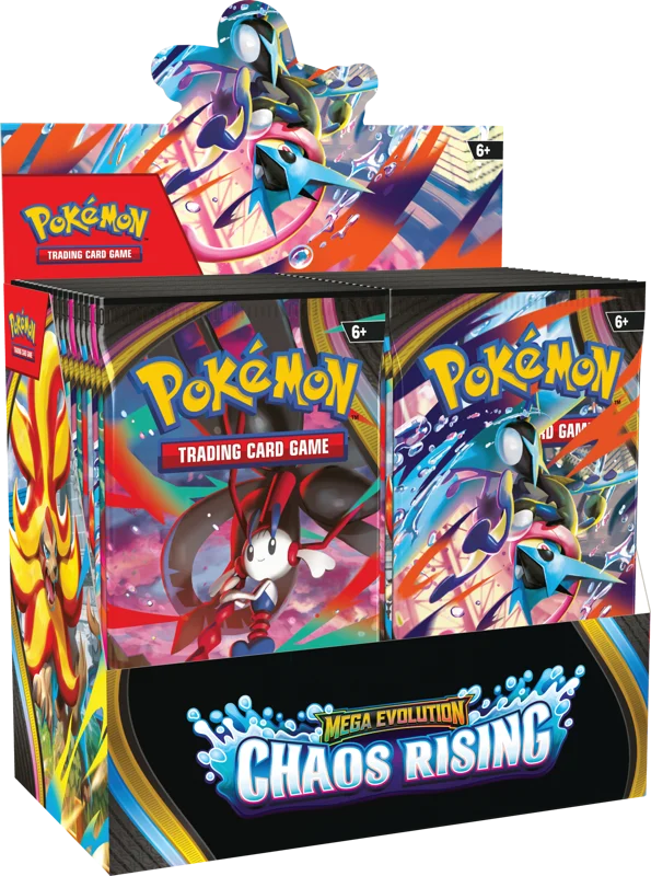 Pokemon: Mega Evolution Chaos Rising - Booster Box (max 2 per person, cancellation fees apply)