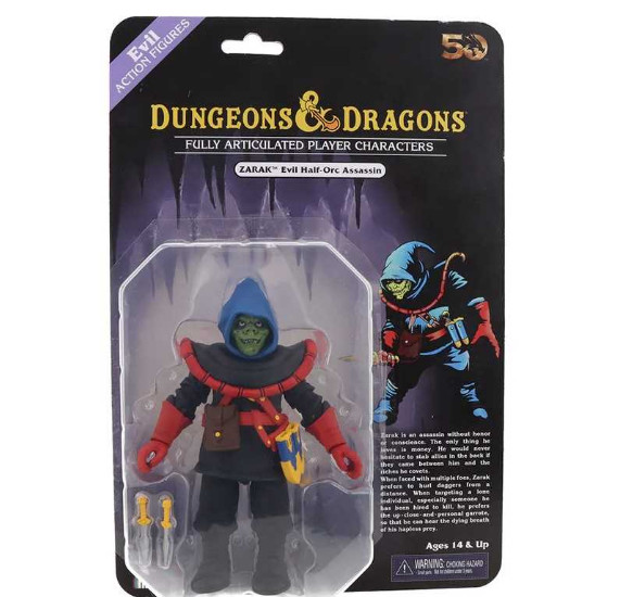 Dungeons & Dragons 7inch Scale Action Figure Limited 50th Anniversary Edition - Zarak