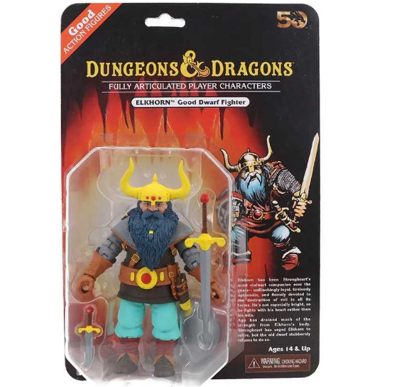 Dungeons & Dragons 7inch Scale Action Figure Limited 50th Anniversary Edition - Elkhorn