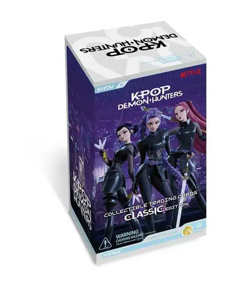 KPop Demon Hunters - Collectable Trading Cards - Classic Edition Sleeved - INDIVIDUAL Booster