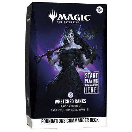 MTG: Reality Fracture - Foundations Starter Commander Deck - Wretched Ranks