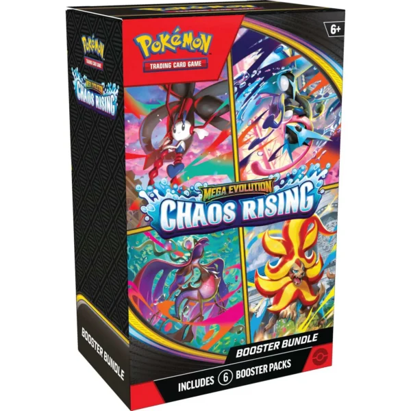 Pokemon: Mega Evolution Chaos Rising - Booster Bundle (max 2 per person, cancellation fees apply)