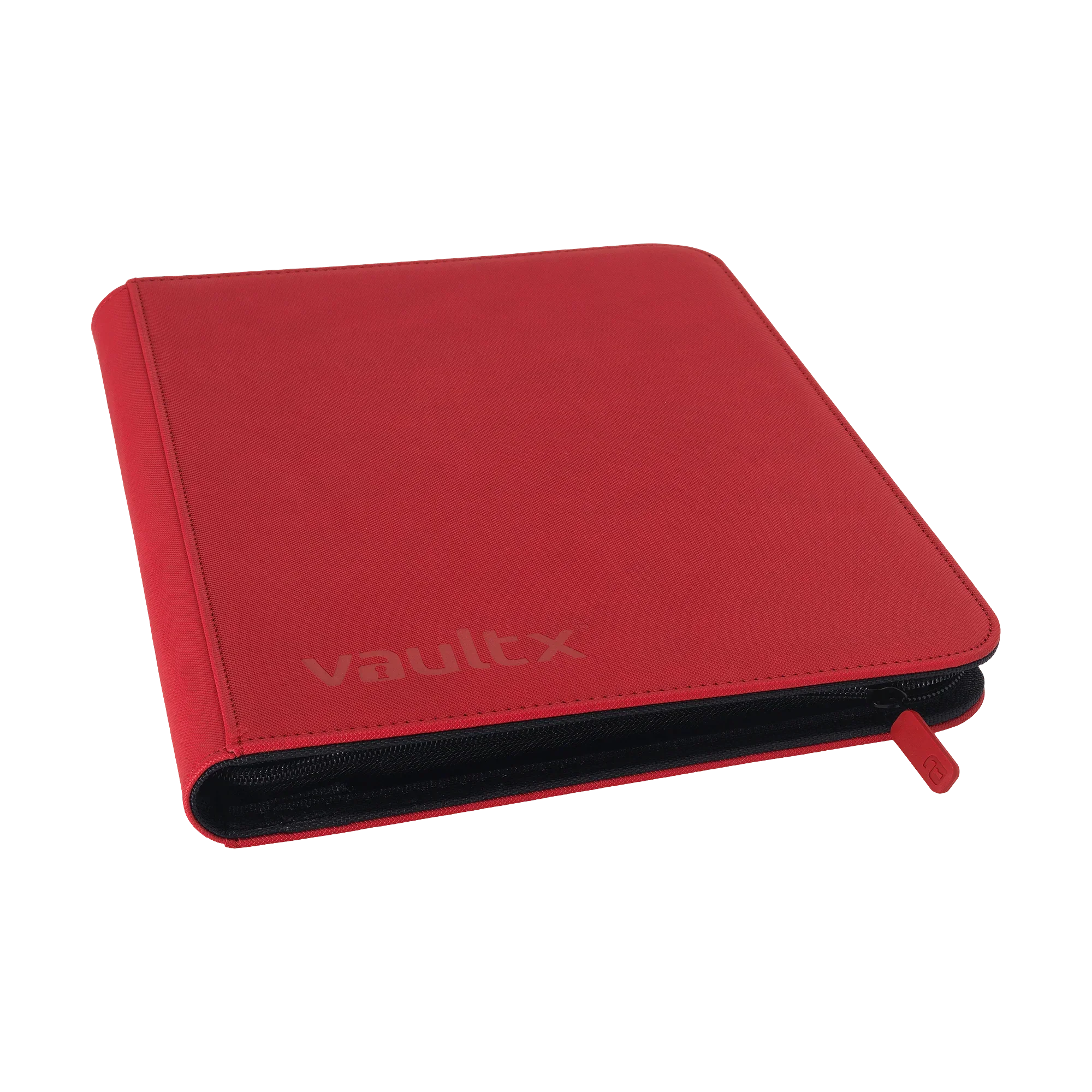VaultX: 9 Pocket Exo-Tec Zip Binder - Fire Red