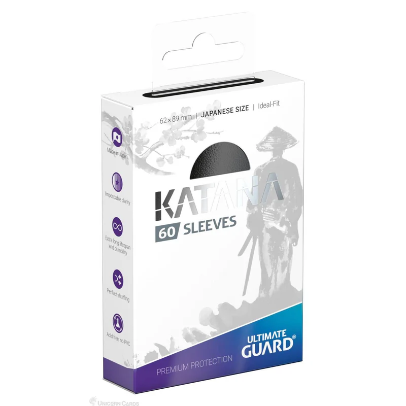 Ultimate Guard: Katana Sleeves - Japanese (Black - 60)