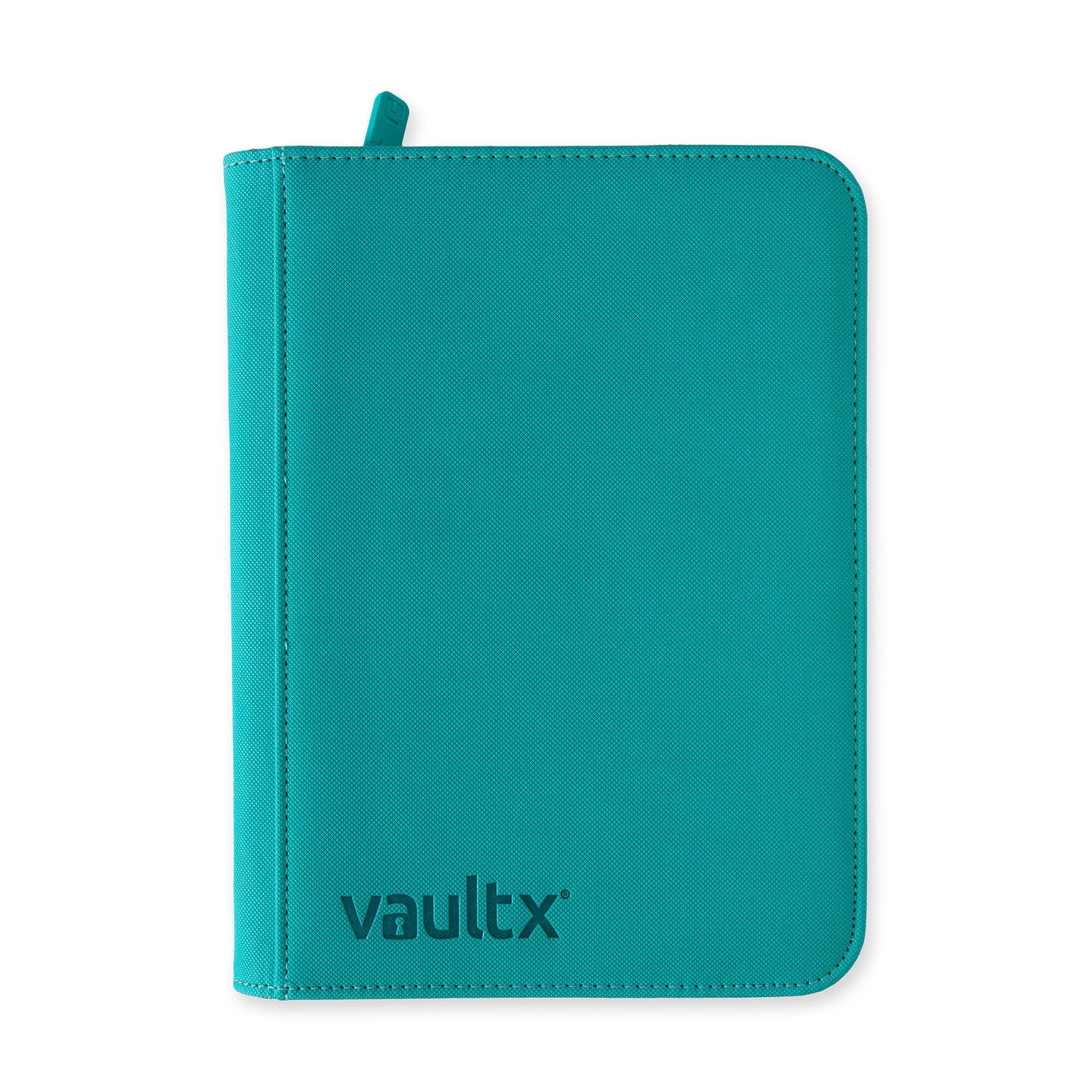 VaultX: 4 Pocket Exo-Tec Zip Binder - Ocean Blue