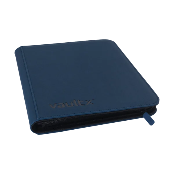 VaultX: 9 Pocket Exo-Tec Zip Binder - Royal Blue