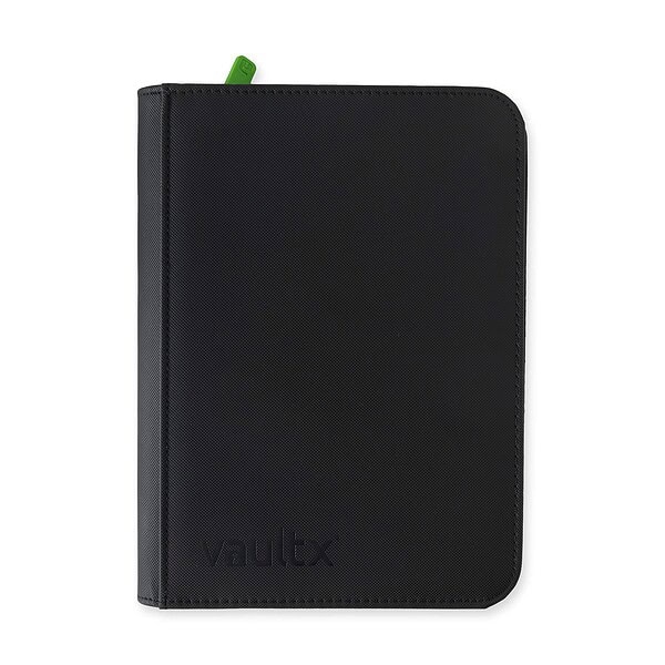 VaultX: 4 Pocket Exo-Tec Zip Binder - Signature Black
