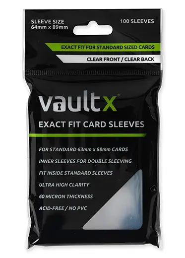 VaultX: Exact Fit Card Sleeves - Standard (100)