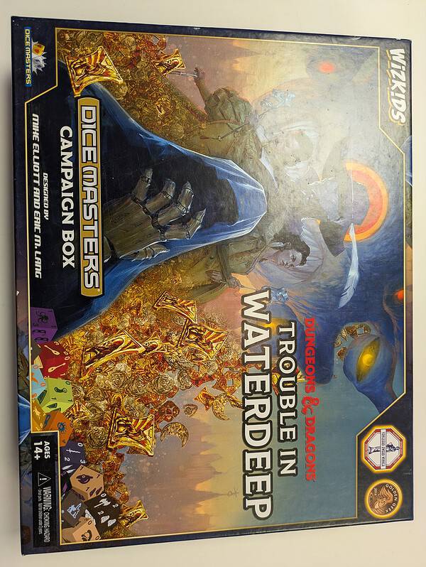 Dice Masters: Trouble in Waterdeep Campaign Box PLUS Battle for Faerun expansion (PREOWNED)