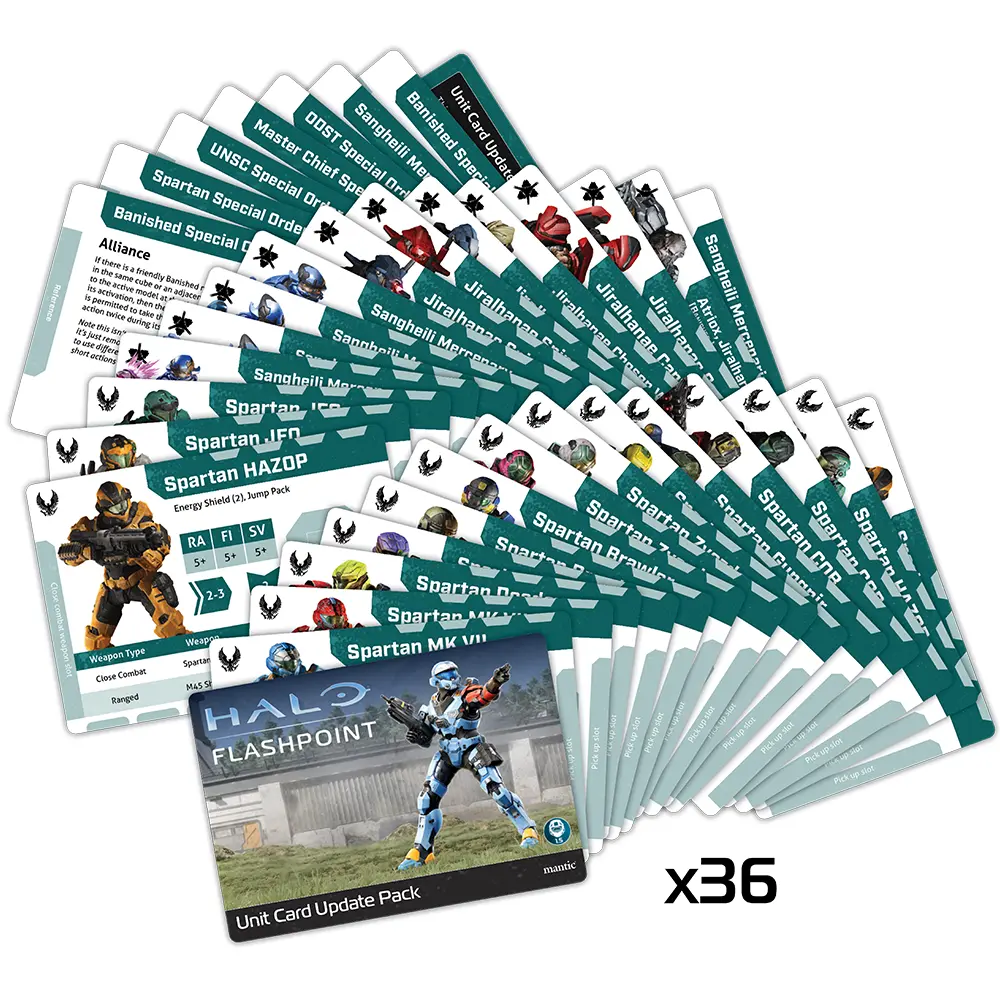Halo Flashpoint: Unit Card Pack Update