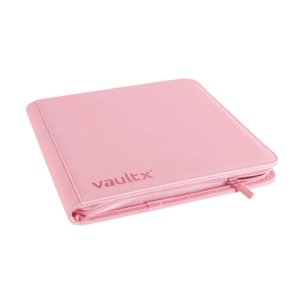 VaultX: 12 Pocket Exo-Tec Zip Binder - Just Pink