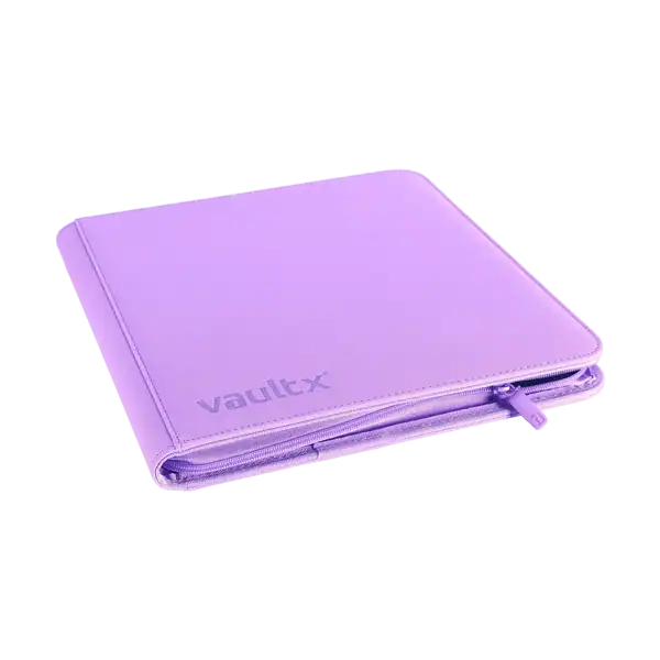 VaultX: 12 Pocket Exo-Tec Zip Binder - Just Purple