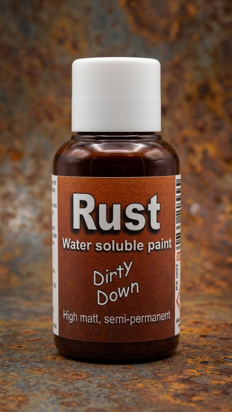 Water Soluble Paint - Rust Effect – small 25ml pot