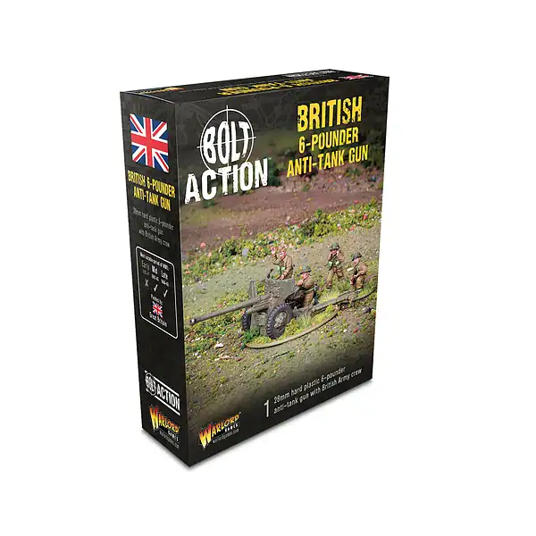 British 6-pounder anti-tank gun (plastic)
