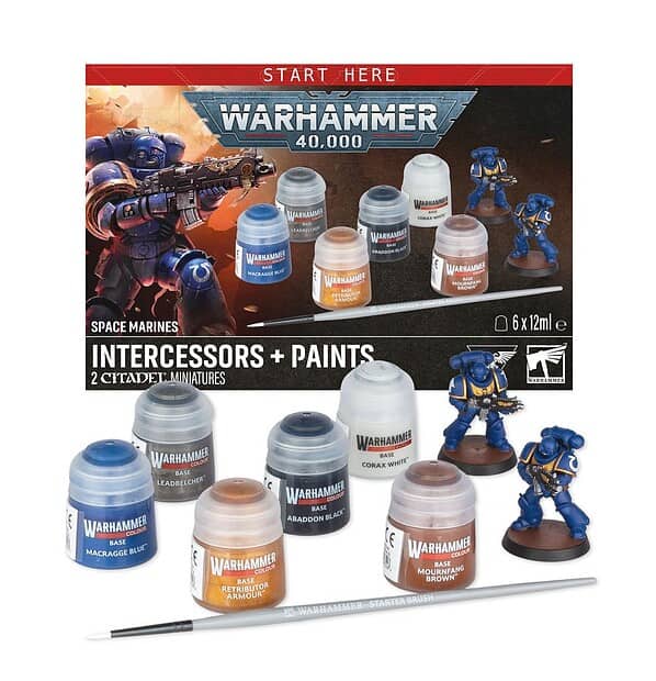 Space Marines: Intercessors + Paints