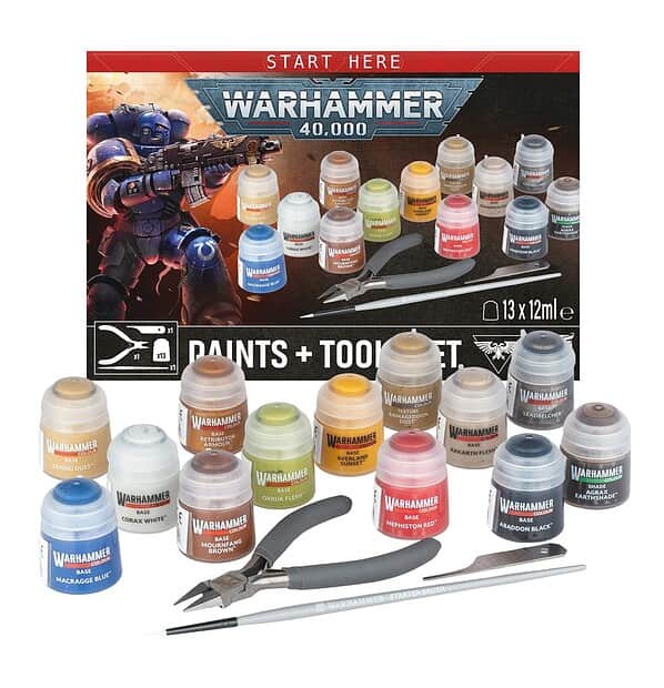Warhammer 40,000: Paint + Tools set