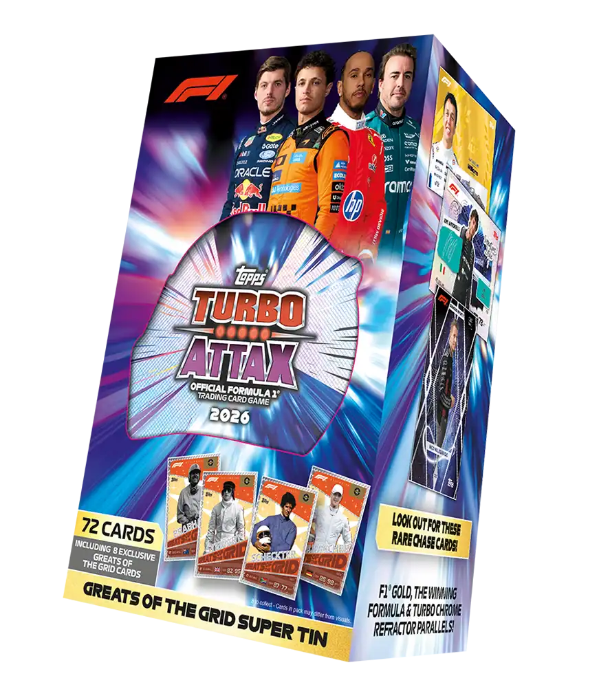 Topps Turbo Attax 2026 Super Tin - Greats of the Grid