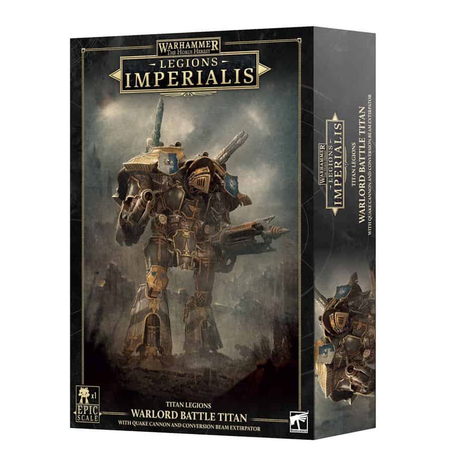 Legions Imperialis : Warlord Titan with Quake Cannon and Conversion Beam Extirpator