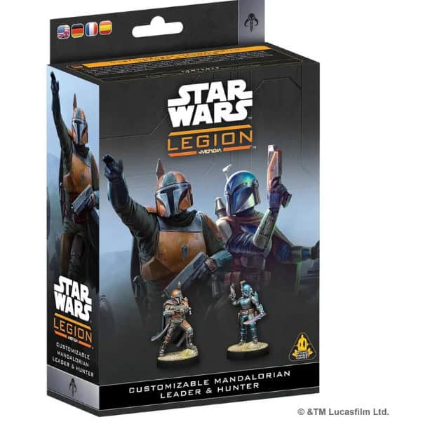 Star Wars: Legion - Customisable Mandalorian Leader & Hunter