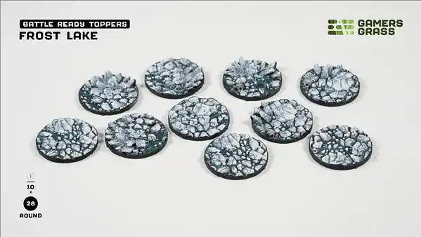 Frost Lake – Round 28mm (x10)
