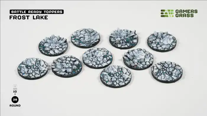Frost Lake – Round 28mm (x10)