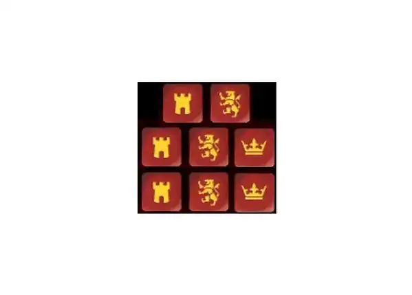 Medieval Dice - Red