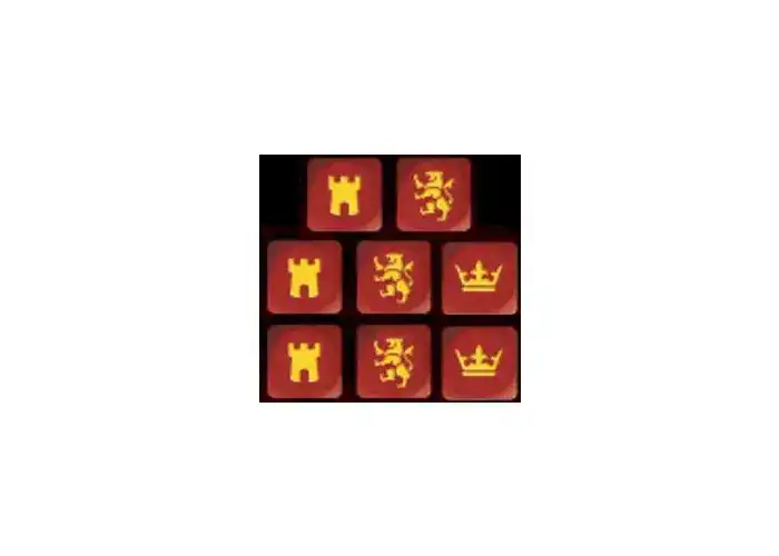 Medieval Dice - Red