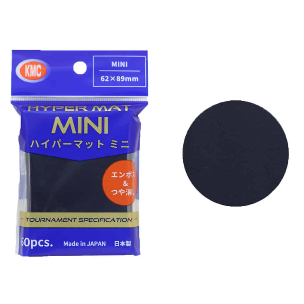 KMC Small Sleeves - Hyper Matt Black (60)