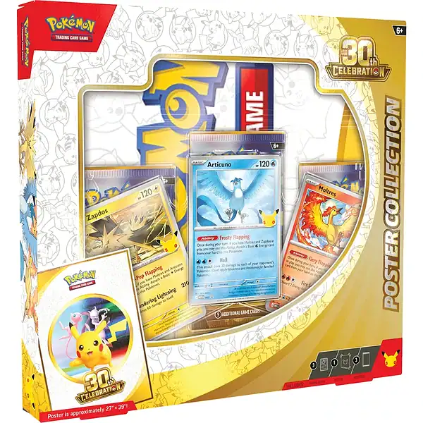 Pokemon: 30th Anniversary - Poster Collection (cancellation fees may apply - see below)