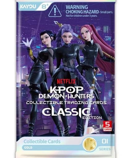 KPop Demon Hunters: Collectable Trading Cards - Classic Edition Bundle (5 packs)