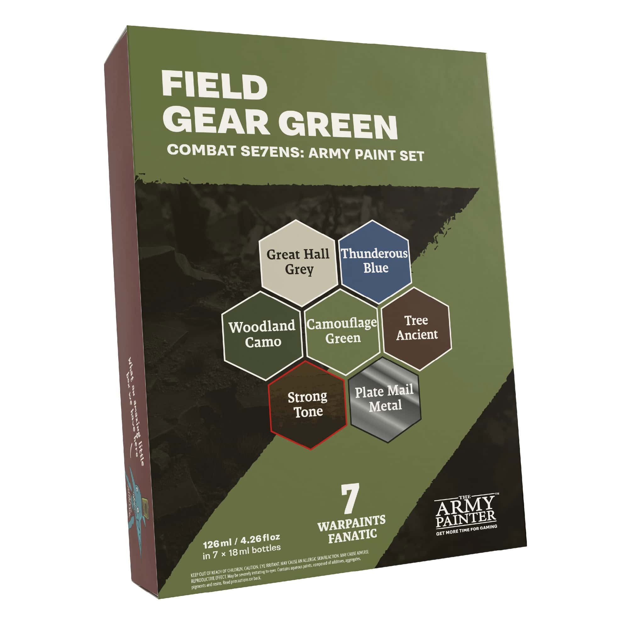 Army Painter: Combat Se7ens: Field Gear Green