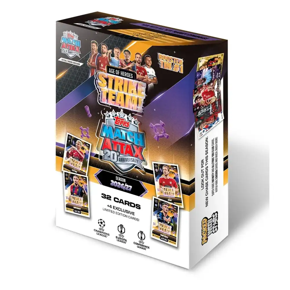 Topps: UCC Match Attax 2026/27 - Booster Tin (Strike Team)