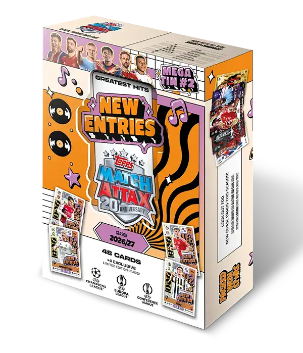 Topps: UCC Match Attax 2026/27 - Mega Tin (New Entries)