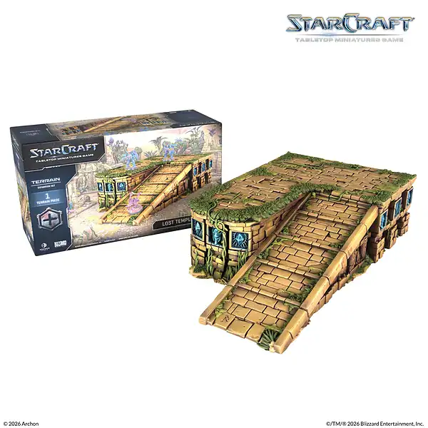 Starcraft: Lost Temple Ramp - Terrain Expansion set