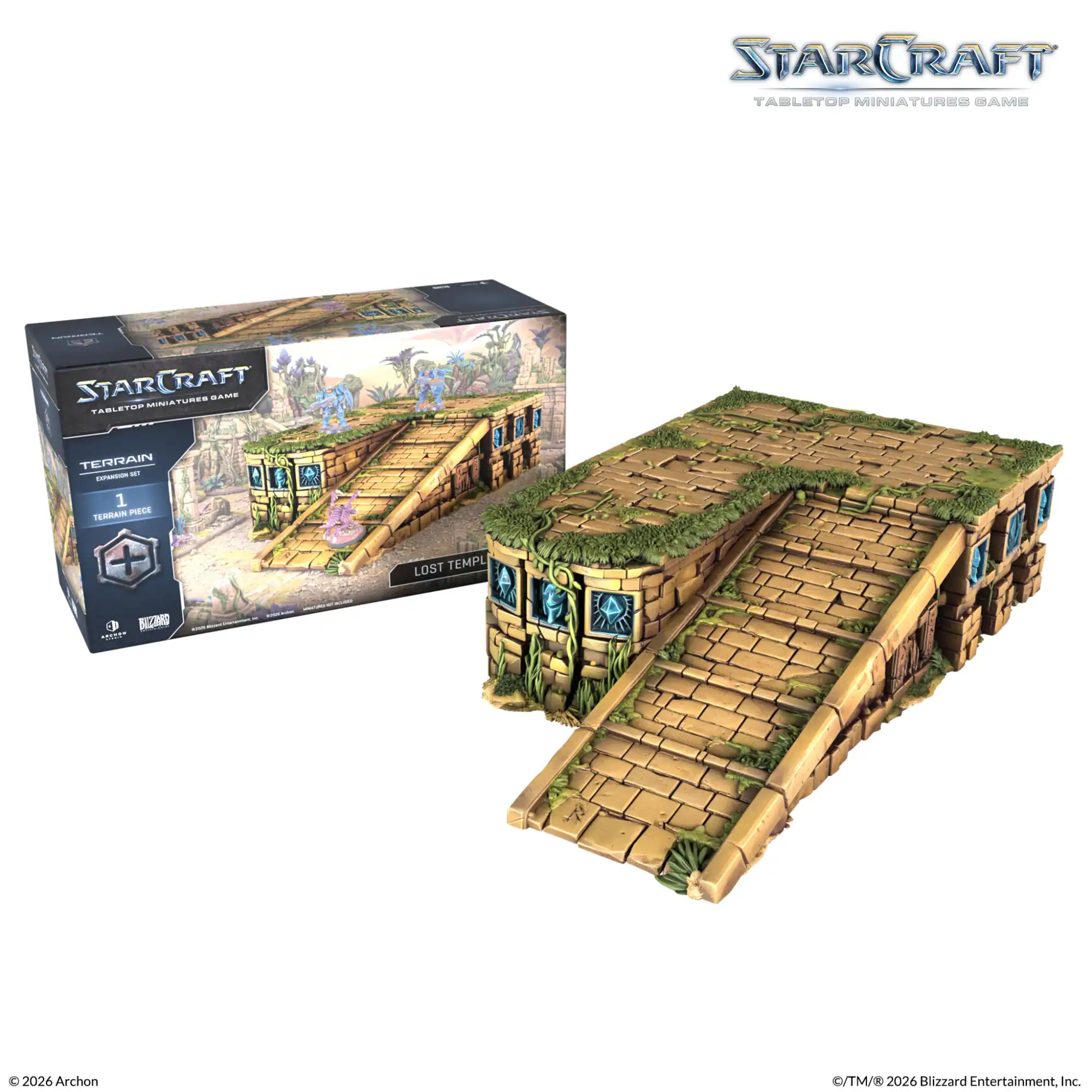 Starcraft: Lost Temple Ramp - Terrain Expansion set