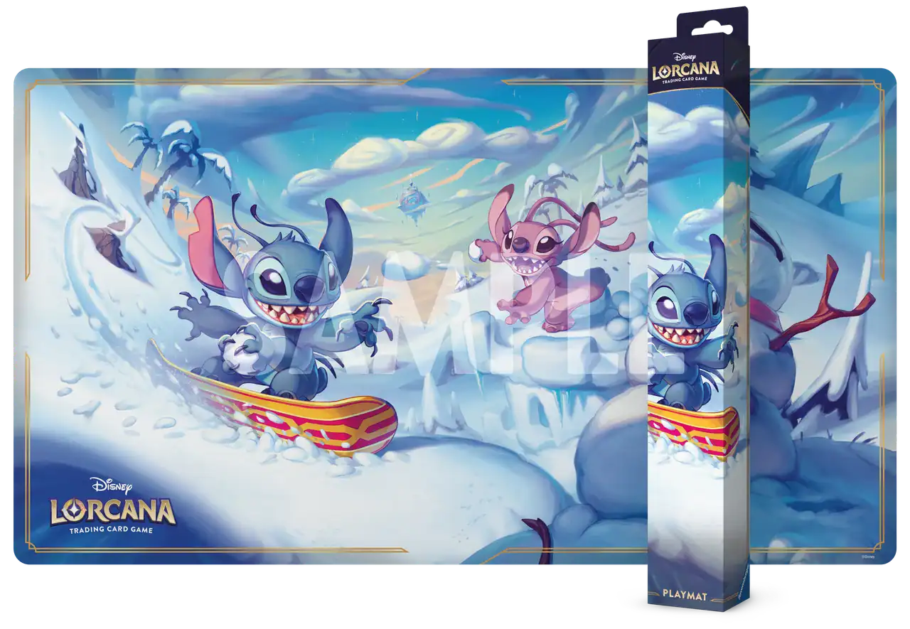 Disney Lorcana: Hyperia City - Stich and Angel Playmat